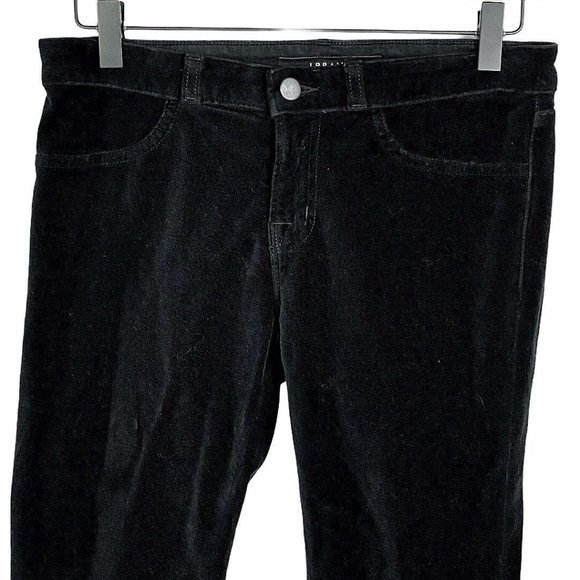 J. Brand Black Velvet Skinny Jeans Pants 27 - Picture 2 of 5